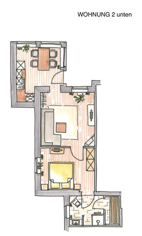Altstadt Wohnung 2 "Hooge" Borkum Exteriör bild